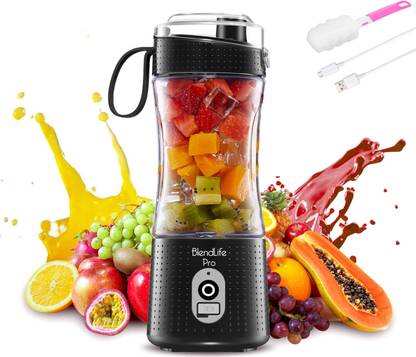 BlendLife Portable Blender 210Watt & 4000MAH for Shakes, ice etc USB-C Port, 400ml 200 W Juicer Mixer Grinder