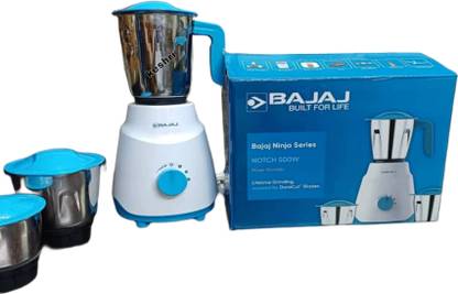 BAJAJ Notch mixer grinder French Blue 500 W Mixer Grinder