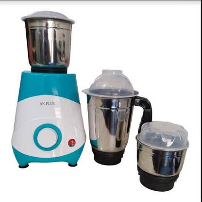 AK PLUS Grinder 3 Jar Mg 100% Copper 240 W Mixer Grinder