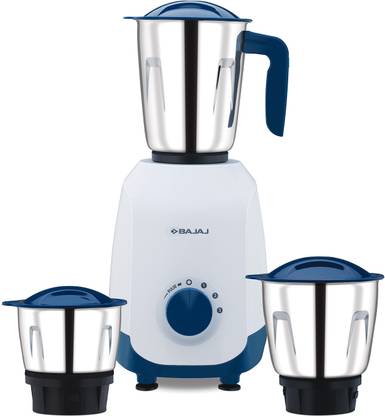 BAJAJ Ninja Series Grace 500W Midnight Blue ( 410577 ) 500 Mixer Grinder (3 Jars, Blue) at Rs. 1999