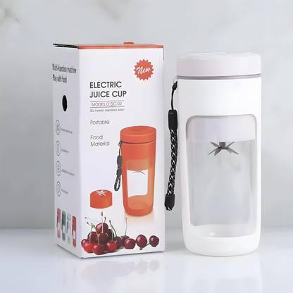 manas impex Portable 6 Blade Small Electric Juicer Fruits Blender Smoothie Maker Machine 200 W Juicer
