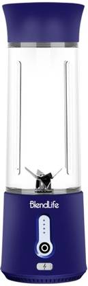BlendLife Portable Blender For Juices, Shakes,230watt & 4000mah Battery, 500ml Inbuilt Jar 240 W Juicer Mixer Grinder