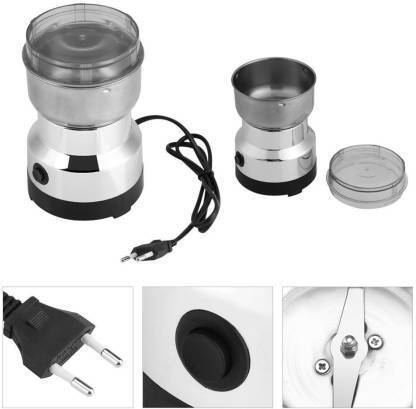 ब्रोंज़ोमार्ट Japan 200W,28000 RPM Mini Stainless Steel Spice Nuts Grainder 200 W जूसर मिक्सर ग्राइंडर