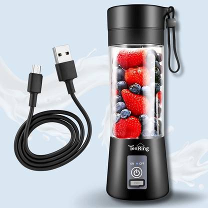 Tenring Rechargeable Battery, 6 Blades, Travel Smoothie Maker for Juices, Protein Shakes 180 W Mixer Blender