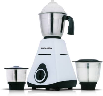 Thomson Kitchen Master MX01 500 W Juicer Mixer Grinder (3 Jars, White) at Rs. 1299