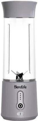 BlendLife Portable Blender For Juices, Shakes,230watt & 4000mah Battery, 500ml Inbuilt Jar 240 W Juicer Mixer Grinder