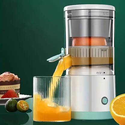 Shopeleven Rechargeable Citrus Juicer Mosambi ,Orange SqueezerWireless Portable Mixer Juicer Jar