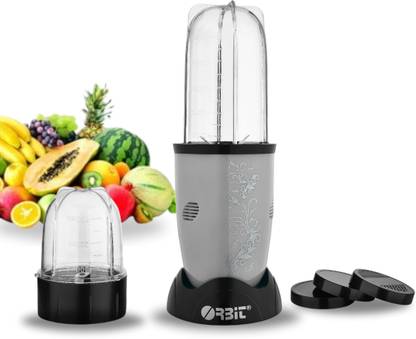 ORBIT 2 S.S. Blade Attachments and 2 Shaker lids 400 W Mixer Grinder