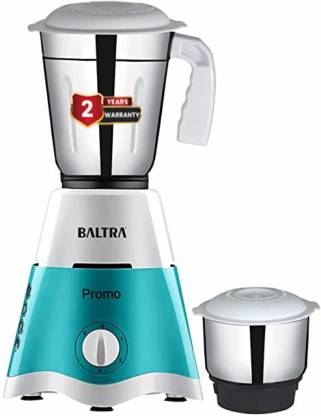 Baltra Mixer Grinder Promo Mixer grinder 550 Mixer Grinder (2 Jars, White, Green)