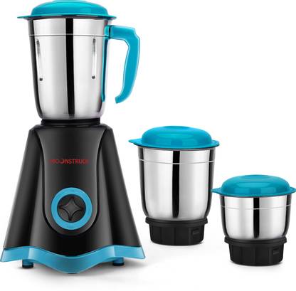 Moonstruck mixi black - 3 jar 750 W Juicer Mixer Grinder