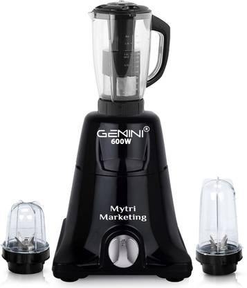 Gemini 50ML Jar and 530ML Jar ),MAN10 600 W Mixer Grinder