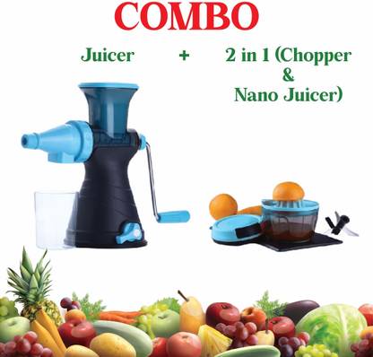 HALAR Vegetable Manual juicer+2 in 1 Hand Press Manual Juicer,Fruits Juicer for Orange 200 W Juicer