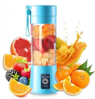 VIVID Portable Blender, USB Rechargeable Mini Juicer Blender,Electric 450 W Juicer Mixer Grinder