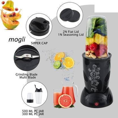 Mogali ABS Altra plastic body Havy 500W Motor Capacity 500 W Juicer Mixer Grinder