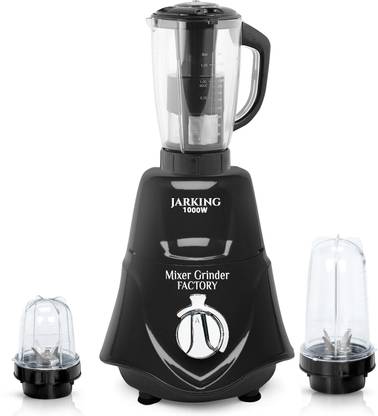 Jarking 530ml Jars) Black MG23 1000 W Mixer Grinder