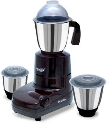 Mr.Cook 3 Jar 550 W Mixer Grinder