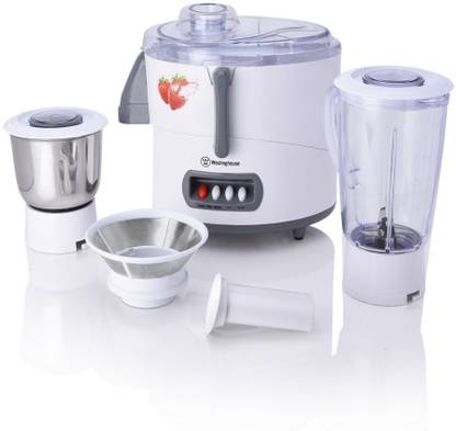 Westinghouse JE45WW2A-DS 450-Watt Juicer Mixer Grinder (White) 450 W Juicer Mixer Grinder