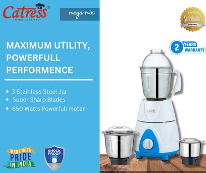 Catress (Mega Mix) 650 W Mixer Grinder