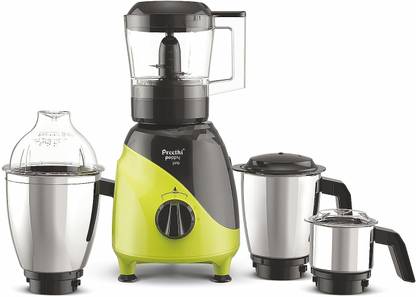 Preethi Peppy Pro MG 247, 750 Watts, 4 Jars - Unique Rapid 10 Chopping Jar 750 W Mixer Grinder