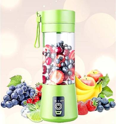 Radhe Electric Fruit Juicer Maker USB Rechargeable Mini Juicer Mixer GrinderRH447 350 W Juicer Mixer Grinder