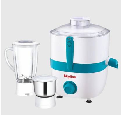 SKYLINE VTL-7700 3-in-1 Functionality - Blend, Mix, and Juice with Ease 550 W Juicer Mixer Grinder