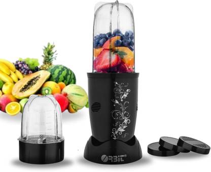 ORBIT 2 S.S. Blade Attachments and 2 Shaker lids 400 W Mixer Grinder