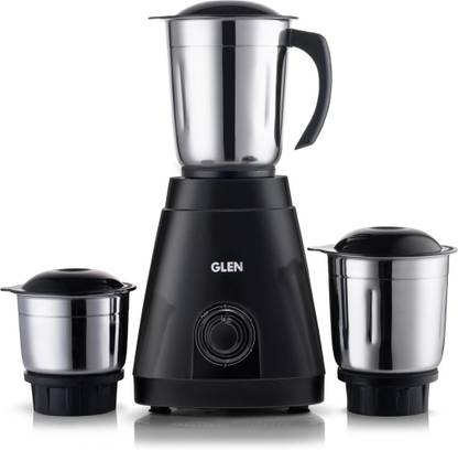 Glen Mixer Grinder 550W with 3 Stainless Steel Liquidiser, Grinder and Chutney Jars 350 W Mixer Grinder