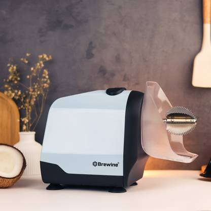 Brewine Coconut Scraper with Citrus Juice Press, 200 Watts 200 W Juicer