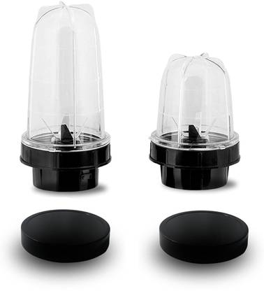 SPHINIX Bullet Jar Set of 2 (530 ML & 350 ML) Mixer Juicer Jar