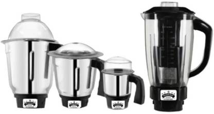 superchat Set of 4 Mixer Jar 3 Stainless Steel and 1 Juicer Jar Milkshake Mixer Juicer Jar