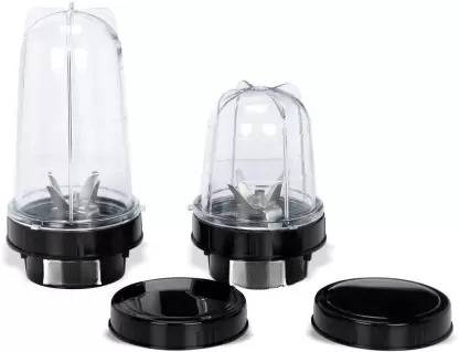 SS Enterprises Bullet Jar for Mixer Grinder Set of 2 (530 ML,350 ML) Mixer Juicer Jar