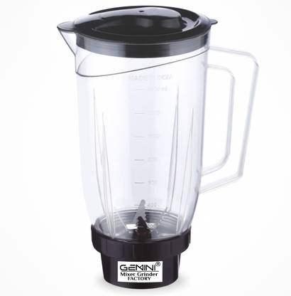 Gemini Juicer Jar for Mixer Grinder Juicer Jar ABS Plastic Capacity 1500ML N39 Mixer Juicer Jar