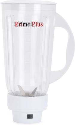 PRIME PLUS Plastic Juicer Jar Attachment for Mixer Grinder 2000ml White Mixer Juicer Jar