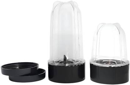 Awon 2pc Jar Set for Nutri-Blenders with 6Teeth Coupler (300 ml+500 ml Jar Set) Mixer Juicer Jar