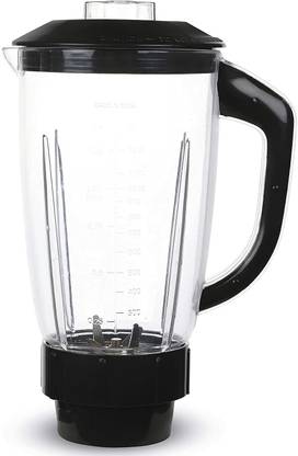 Gemini Milkshake blending Jar ABS Plastic, 1500 ML Black Mixer Juicer Jar