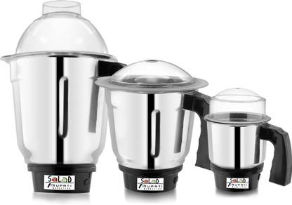 Salad Dry, Liquid and Chutney for Mixer Grinder with Lid (1000, 700 & 350 ml), TA07 Mixer Juicer Jar