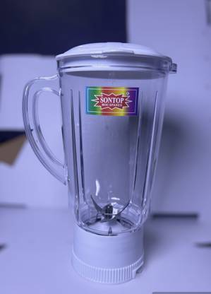sontop Juicer Mixer Grinder Jar for JMG Mixer with Transparent Glass Mixer Juicer Jar