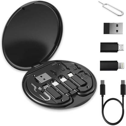 HRYFiNE Cable Accessory Combo for All in One Data Cable Set, Fast Charge 60W USB Universal Charging Cable Set