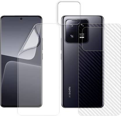 SOMTONE Screen Protector Accessory Combo for Xiaomi 13 Pro 5G (HYDROGEL FRONT AND BACK WITH 1 CAMERA LENS PROTECTOR)