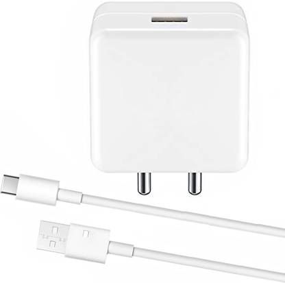 OTD Wall Charger Accessory Combo for Realme 8 30W DART / VOOC Supported Charging with Type C Cable
