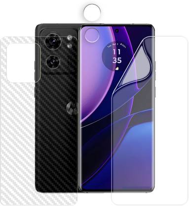 SOMTONE Screen Protector Accessory Combo for Motorola Edge (2023) 5G (HYDROGEL FRONT AND BACK WITH 1 CAMERA LENS PROTECTOR)