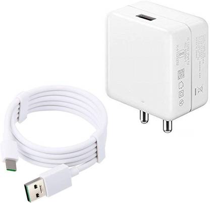 VOLTDIC Wall Charger Accessory Combo for Oppo F19 Pro, Oppo Reno, Oppo F15, 30W 5V/6A, (Upto 65W Supported)