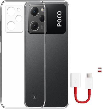 RRTBZ Cover Accessory Combo for Poco X5 Pro 5G with OTG Cable