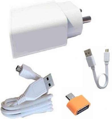 thetechfactory Wall Charger Accessory Combo for All android mobile phone power bank cable and OTG adaptor include