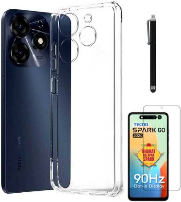 RRTBZ Cover Accessory Combo for Tecno Spark Go 2024 with Stylus Pen and Screen Guard