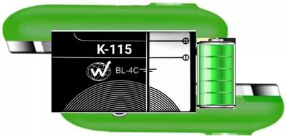 VEHUB Mobile Battery For  Kechoda BL-4C/K-115/800mAh(Premium Quality)-Only Battery
