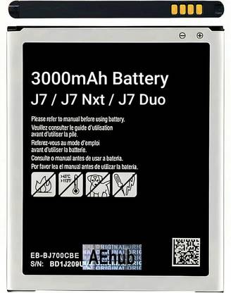 AEHUB Mobile Battery For  Samsung Galaxy J7 Nxt / J7 / J7 Core / J7 neo / J7 Duo / J4 / On7 / On7 Pro / 3000mAh