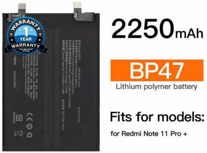 THE BATTERY STORE Mobile Battery For  Xiaomi Original BP47 Battery for Xiaomi 11i Battery with 1 Year Warranty