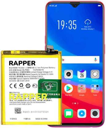 RAPPER Mobile Battery For  Realme 2 Pro | CPH1823 | CPH1881 | CPH1825 | {3500mAH} Model BLP683