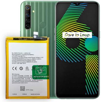 LIFON Mobile Battery For  Realme 6i, C25Y BLP771-5000mAh
